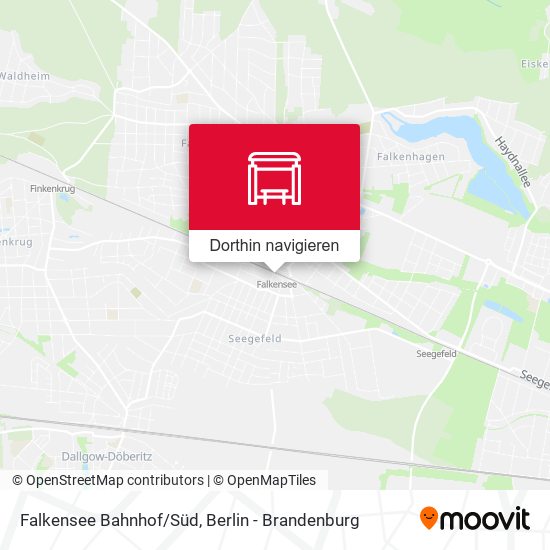 Falkensee Bahnhof/Süd Karte