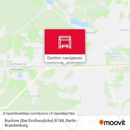 Buckow (Bei Großwudicke) B188 Karte