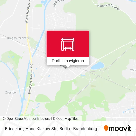 Brieselang Hans-Klakow-Str. Karte