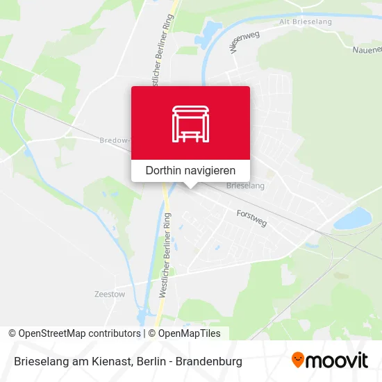 Brieselang am Kienast Karte