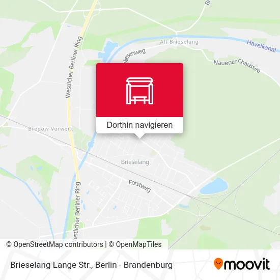 Brieselang Lange Str. Karte