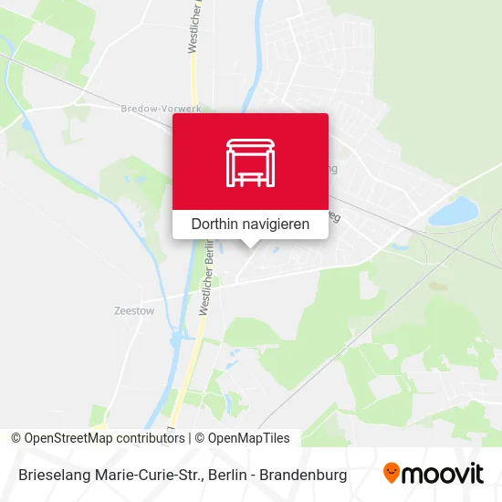 Brieselang Marie-Curie-Str. Karte
