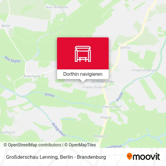 Großderschau Lenning Karte