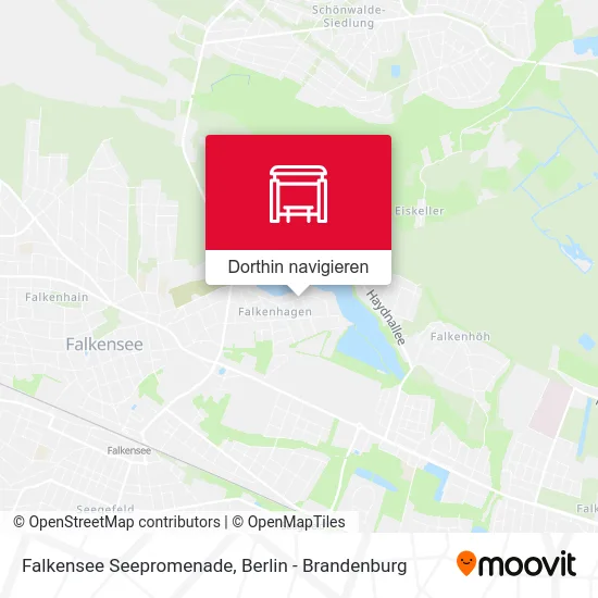 Falkensee Seepromenade Karte
