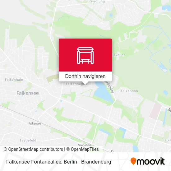 Falkensee Fontaneallee Karte