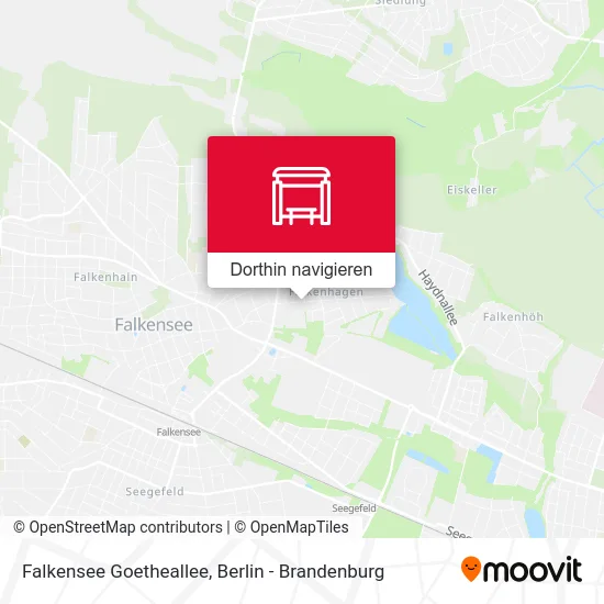 Falkensee Goetheallee Karte