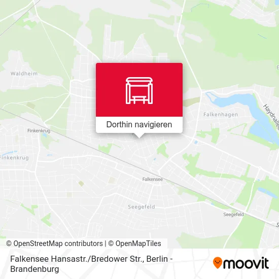 Falkensee Hansastr. / Bredower Str. Karte