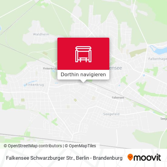 Falkensee Schwarzburger Str. Karte