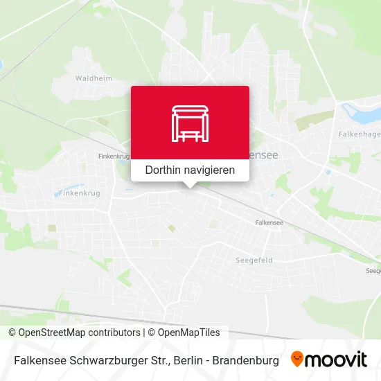 Falkensee Schwarzburger Str. Karte