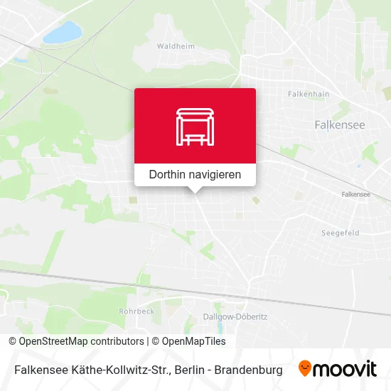 Falkensee Käthe-Kollwitz-Str. Karte