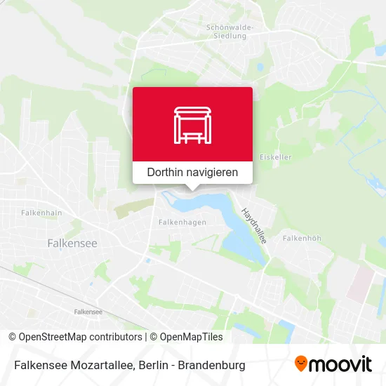Falkensee Mozartallee Karte