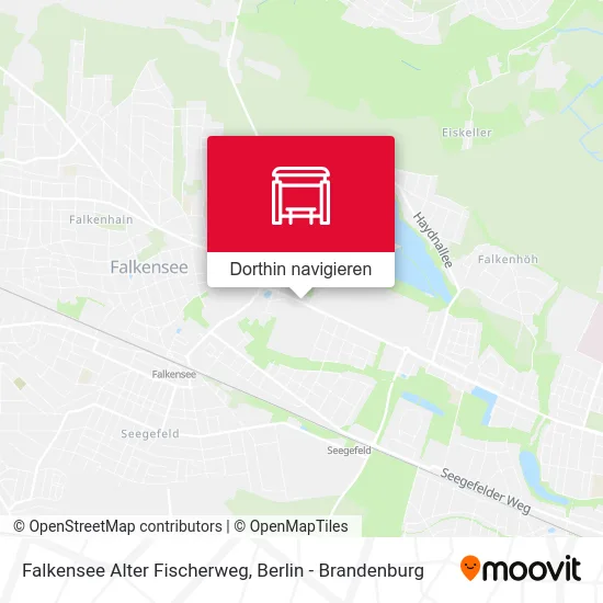 Falkensee Alter Fischerweg Karte