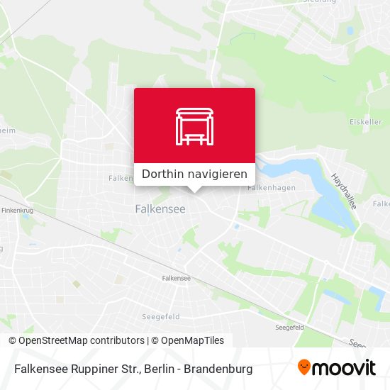 Falkensee Ruppiner Str. Karte