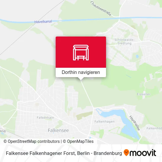 Falkensee Falkenhagener Forst Karte