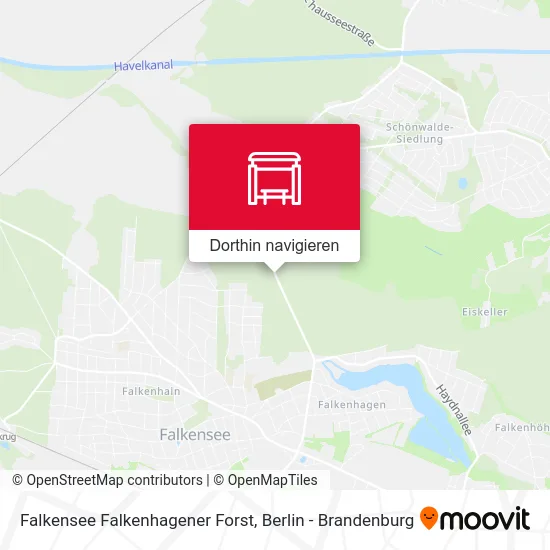 Falkensee Falkenhagener Forst Karte