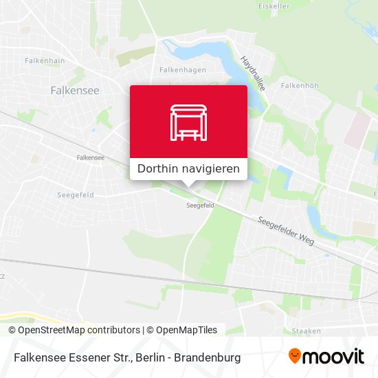Falkensee Essener Str. Karte