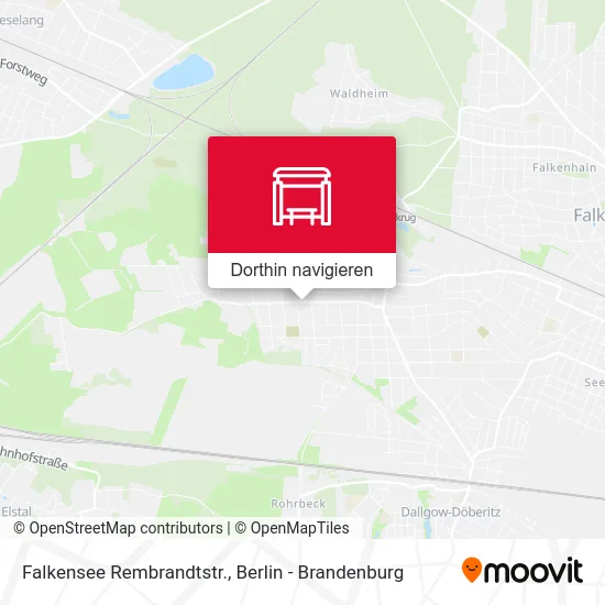 Falkensee Rembrandtstr. Karte
