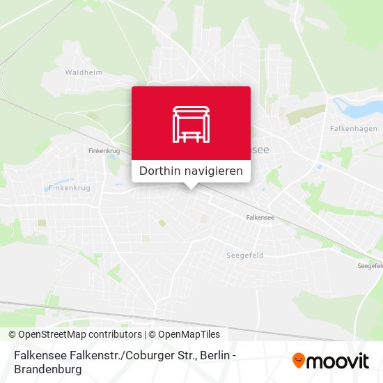 Falkensee Falkenstr. / Coburger Str. Karte