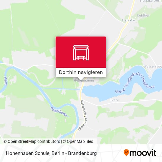 Hohennauen Schule Karte