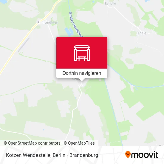 Kotzen Wendestelle Karte