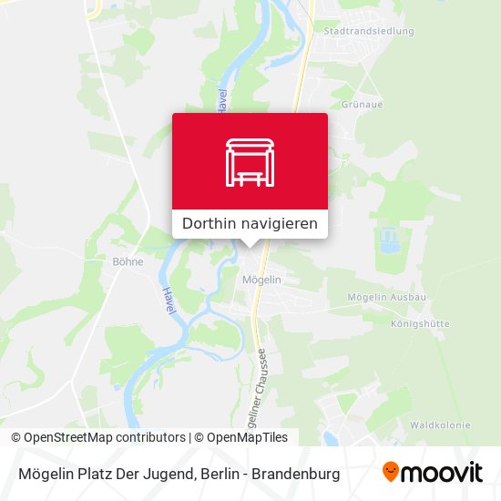 Mögelin Platz Der Jugend Karte
