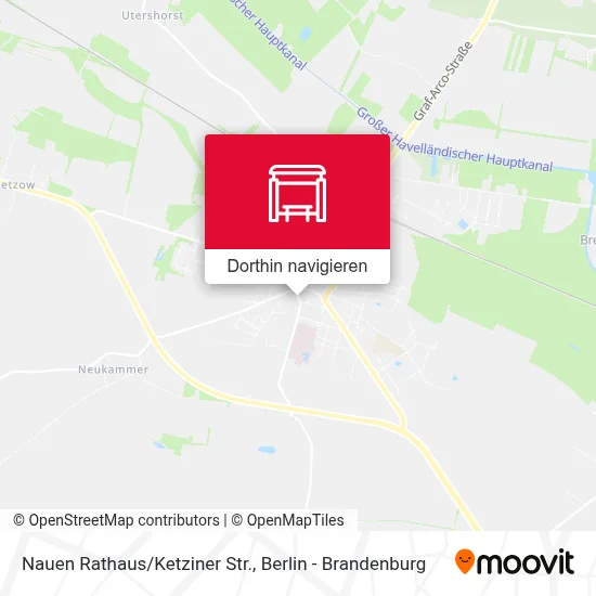 Nauen Rathaus/Ketziner Str. Karte