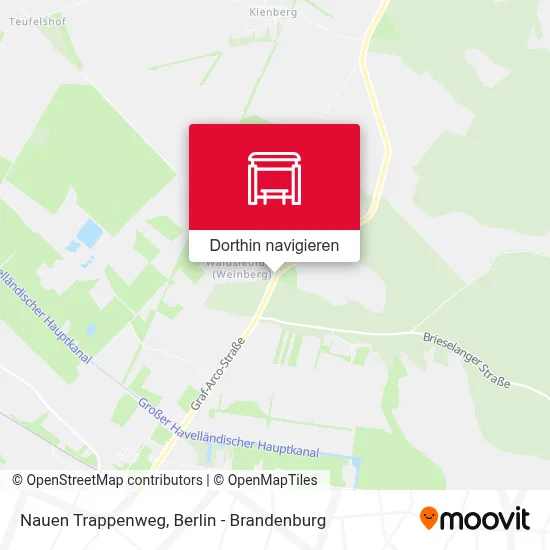 Nauen Trappenweg Karte