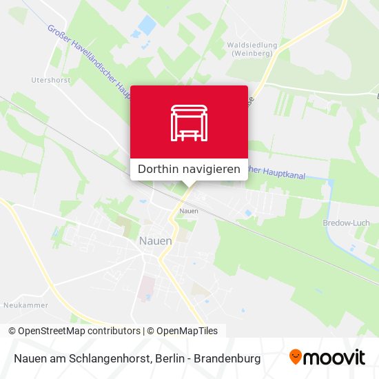 Nauen am Schlangenhorst Karte