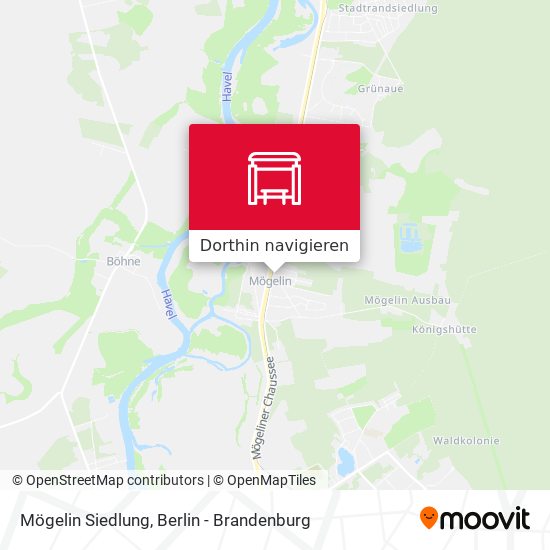 Mögelin Siedlung Karte