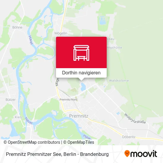 Premnitz Premnitzer See Karte