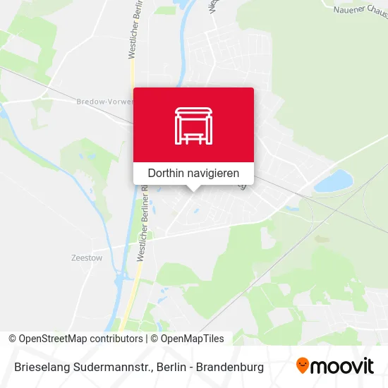 Brieselang Sudermannstr. Karte