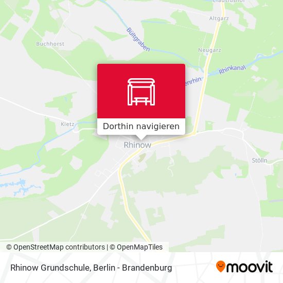 Rhinow Grundschule Karte