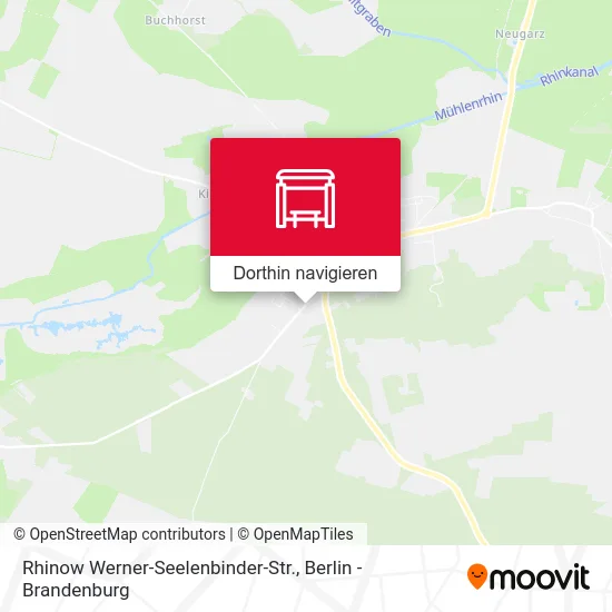 Rhinow Werner-Seelenbinder-Str. Karte