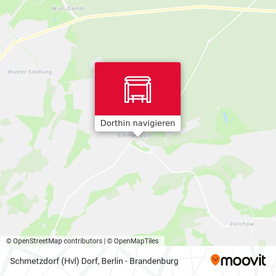 Schmetzdorf (Hvl) Dorf Karte