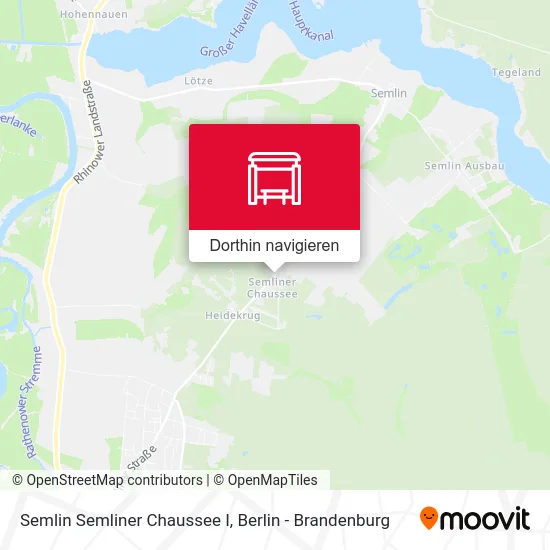 Semlin Semliner Chaussee I Karte