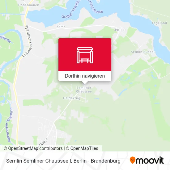 Semlin Semliner Chaussee I Karte