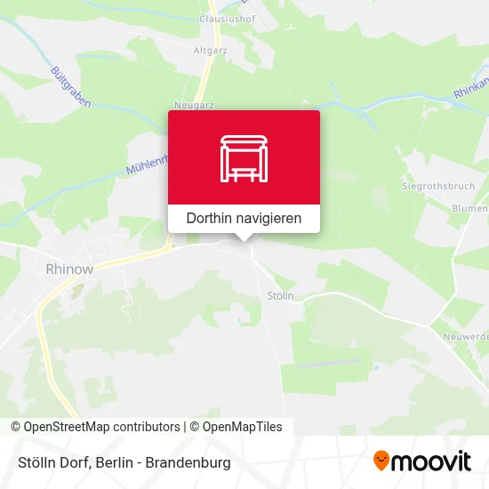 Stölln Dorf Karte