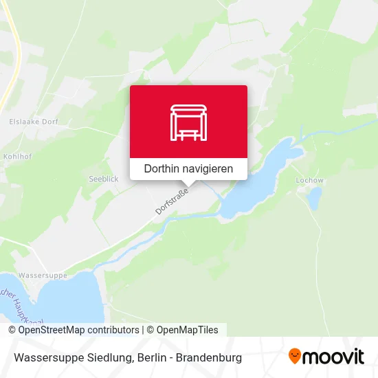 Wassersuppe Siedlung Karte