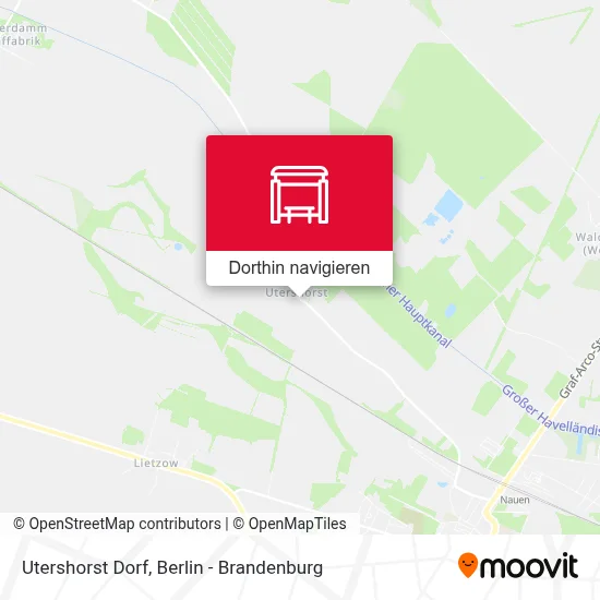 Utershorst Dorf Karte