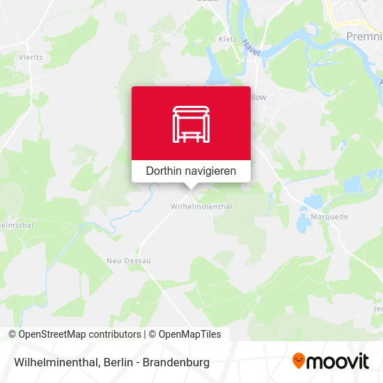 Wilhelminenthal Karte