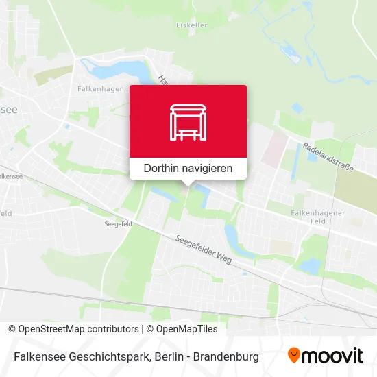 Falkensee Geschichtspark Karte
