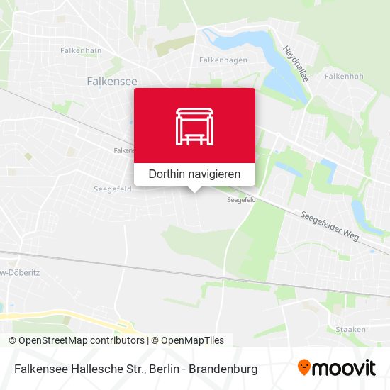 Falkensee Hallesche Str. Karte