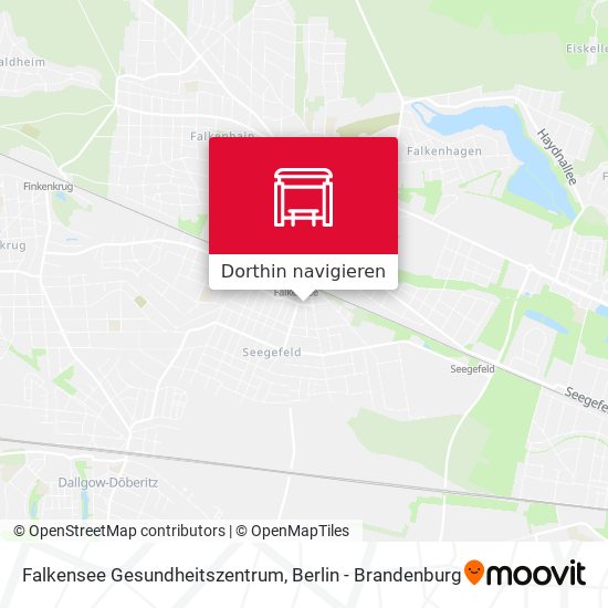 Falkensee Gesundheitszentrum Karte