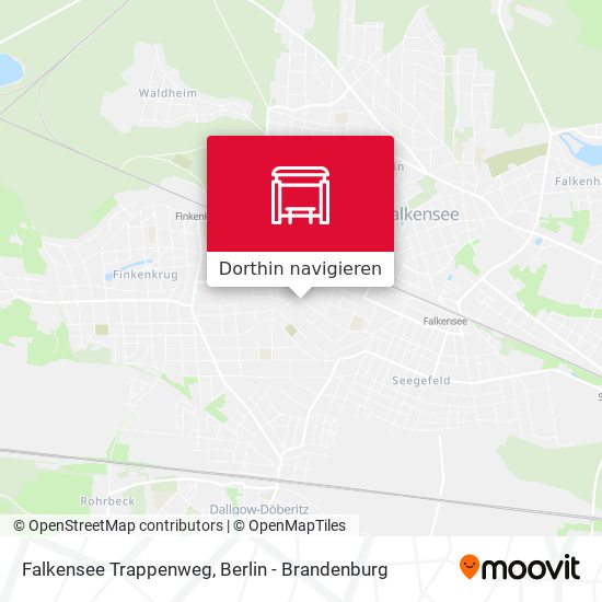 Falkensee Trappenweg Karte