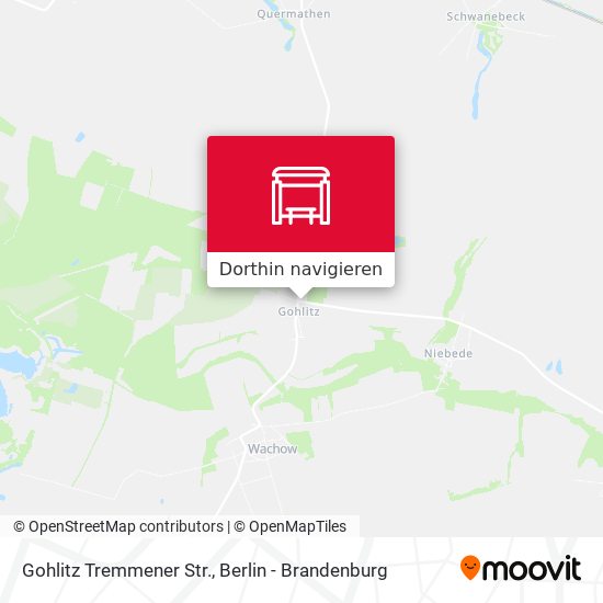 Gohlitz Tremmener Str. Karte