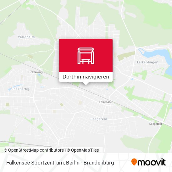 Falkensee Sportzentrum Karte