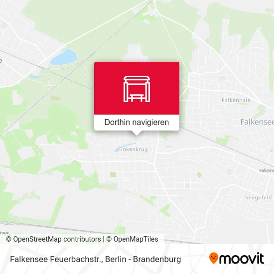 Falkensee Feuerbachstr. Karte
