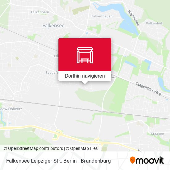 Falkensee Leipziger Str. Karte