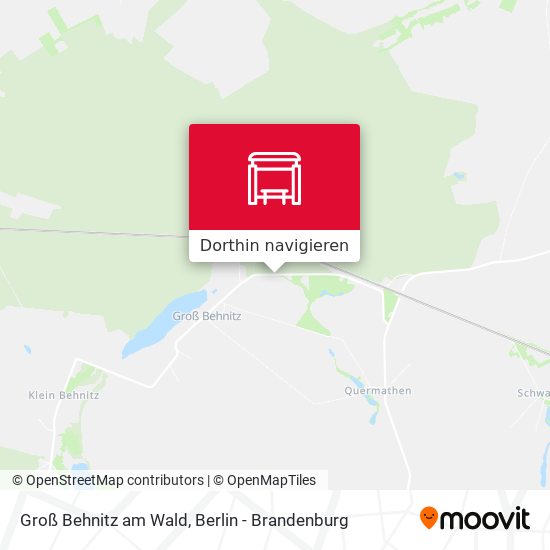 Groß Behnitz am Wald Karte