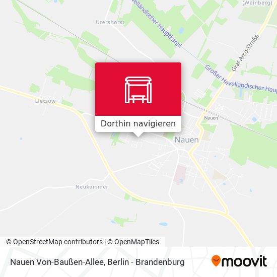 Nauen Von-Baußen-Allee Karte